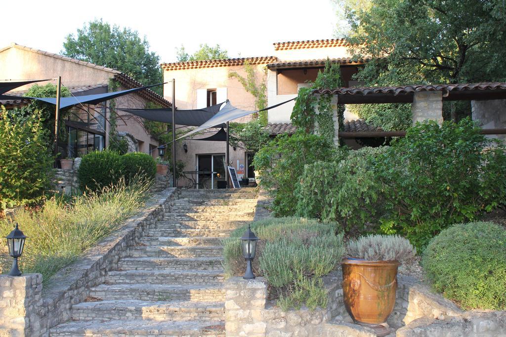 Hotel Lou Caleu Restaurant Le Rocher Des Abeilles Saint-Martin-de-Castillon Eksteriør bilde